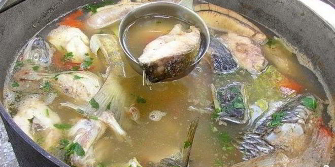 Рецепт ухи на костре