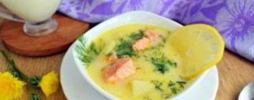 Шаг 5: ухи по-фински со сливками с лососем