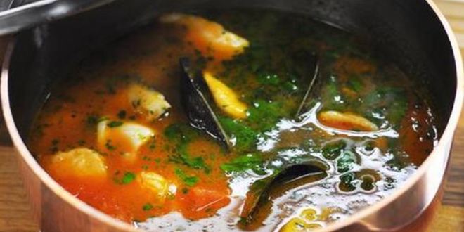 Рецепт ухи по-итальянски с морепродуктами