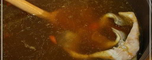 Шаг 31: ухи по-царски из петуха