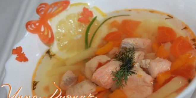 Рецепт ухи с форелью