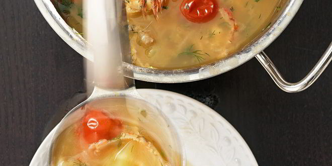 Рецепт ухи с пшенной кашей