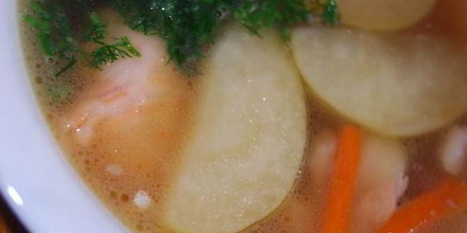 Рецепт ухи с яблоками