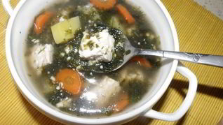 Рецепт Вегетарианской ухи с нори