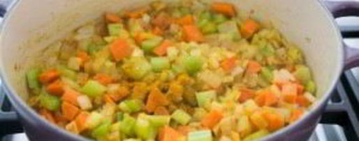 Шаг 1: зимнего супа с курицей