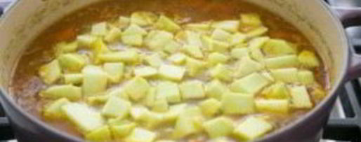 Шаг 5: зимнего супа с курицей