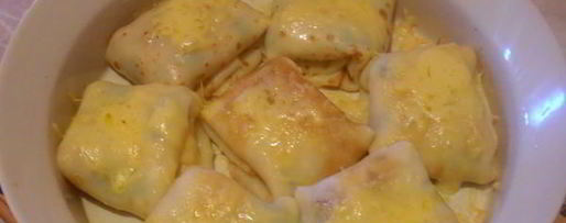 Шаг 11: блинчиков с курицей и шпинатом