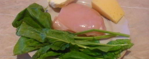 Шаг 4: блинчиков с курицей и шпинатом