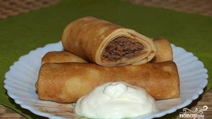 Рецепт Блинчиков с ливером