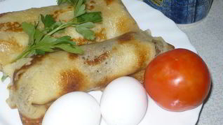 Рецепт Блинчиков с мяском