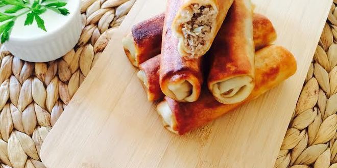 Рецепт блинчиков с мясом