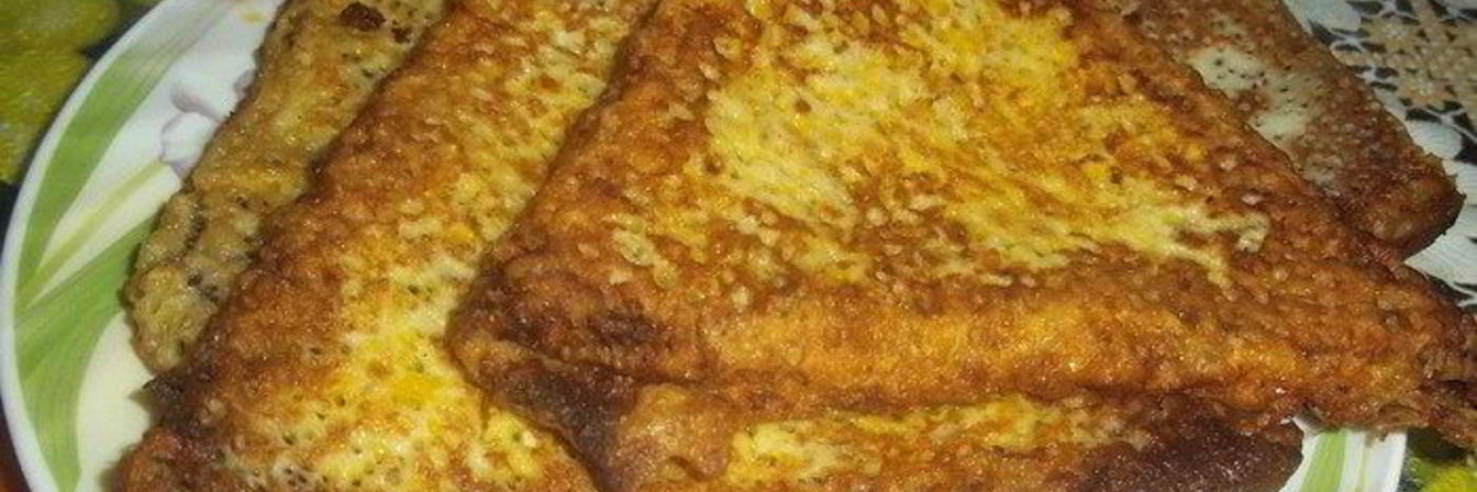 Рецепт Блинчиков с начинкой в яйце Бендерики