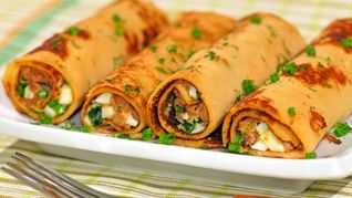 Рецепт Блинчиков с печенью трески