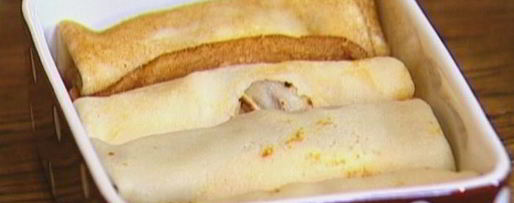 Шаг 6: блинчиков с творогом, пряностями и кедровыми орехами