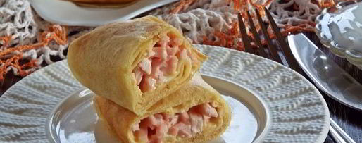 Шаг 15: блинчиков с ветчиной и сыром