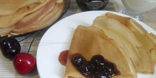 Рецепт блинчиков ванильных