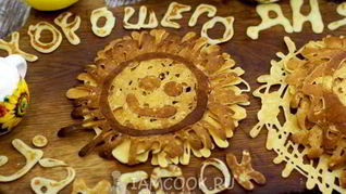 Рецепт Блинов ажурных на молоке