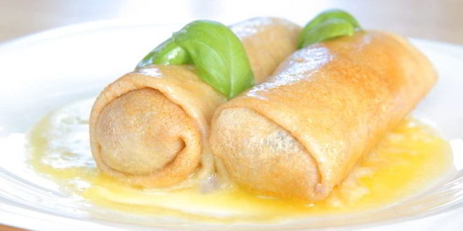 Рецепт блинов, фаршированных ливером