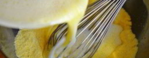 Шаг 1: блинов из кукурузной муки