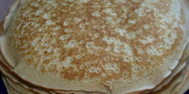 Рецепт блинов на минералке