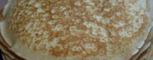 Шаг 3: блинов на минералке