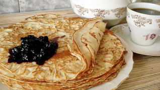 Рецепт Блинов на ряженке тонкие