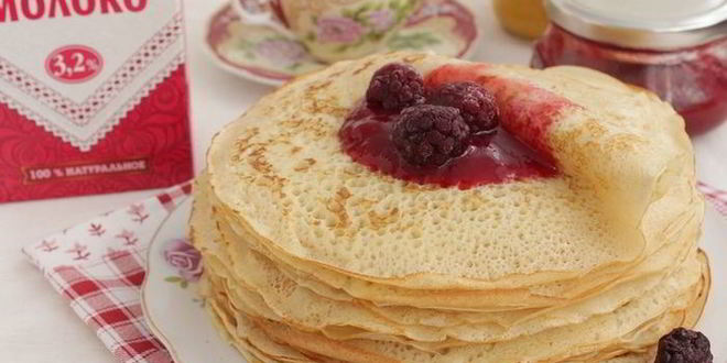 Рецепт блинов пухлых