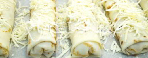 Шаг 10: блинов с куриным фаршем