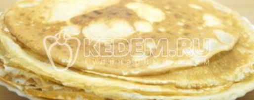 Шаг 4: блинов с курицей и морковью по-корейски