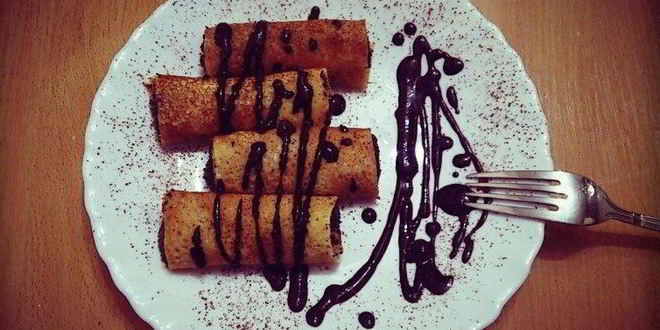 Рецепт блинов с маком и домашним шоколадом