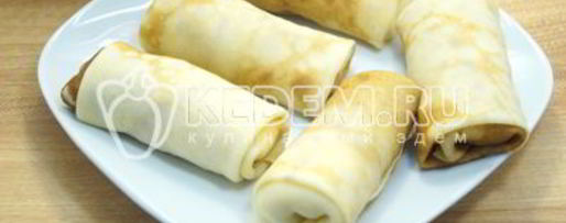 Шаг 10: блинов с творогом и сгущенкой