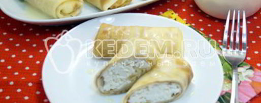 Шаг 11: блинов с творогом и сгущенкой