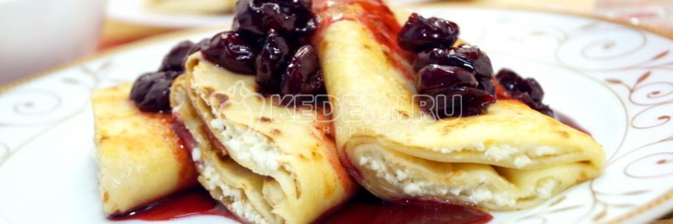 Рецепт Блинов с творогом