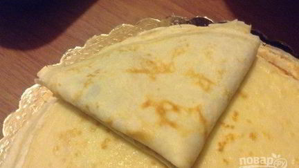 Рецепт Блинов сладких на молоке