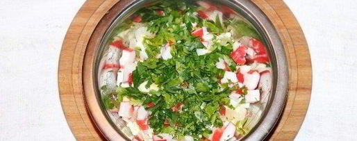 Шаг 3: картофельных блинчиков с крабовым припеком