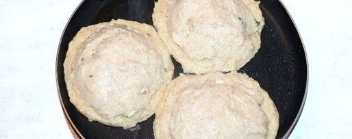 Шаг 6: картофельных блинчиков с крабовым припеком