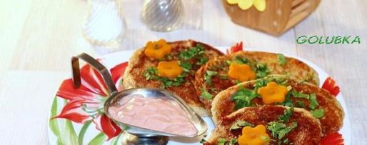 Шаг 8: картофельных блинчиков с крабовым припеком