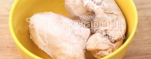 Шаг 3: налистников с курицей