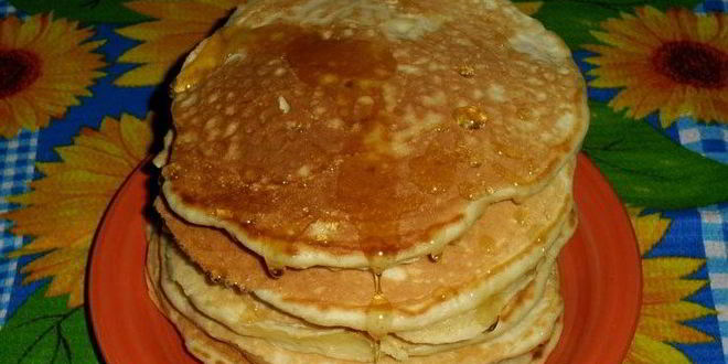 Рецепт панкейков на кефире