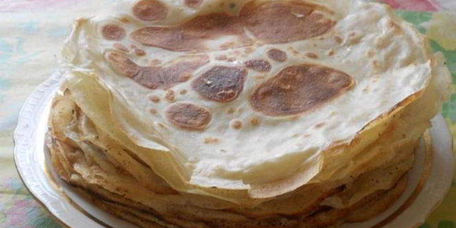 Рецепт простых блинов на воде