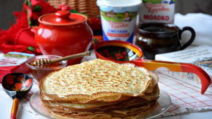 Рецепт Пшеничных красных блинов