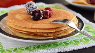 Рецепт Пышных блинов на сметане