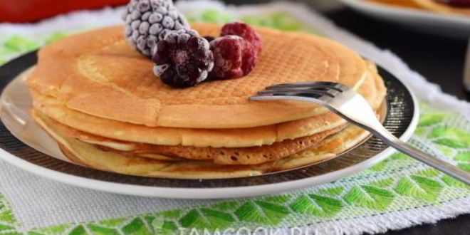 Рецепт пышных блинов на сметане