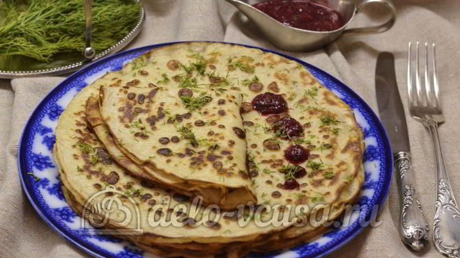 Рецепт Ржаных блинов