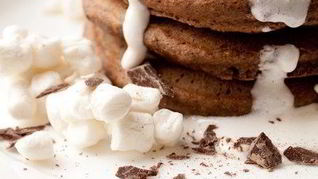 Рецепт Шоколадных панкейков без и масла