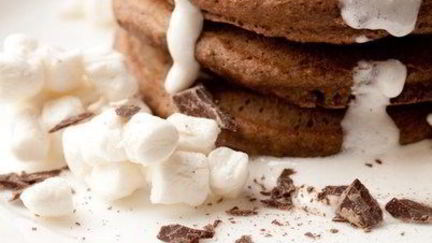 Рецепт Шоколадных панкейков без и масла