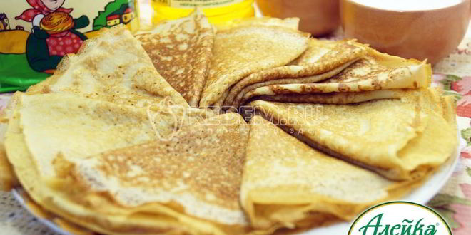 Рецепт тонких блинчиков на молоке с дырочками