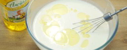 Шаг 5: тонких блинчиков на молоке с дырочками