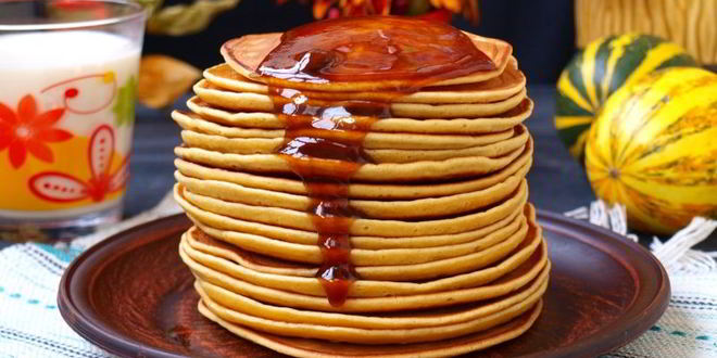 Рецепт тыквенных панкейков