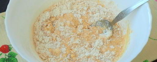 Шаг 1: тыквенных панкейков